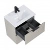 ELITA Zestaw z umywalką SET STREET PLUS 2S  50 x 53 x 34 (cm) FUME MATT PDW 168900/RE020500107020