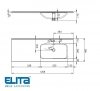 ELITA UMYWALKA SKAPPA 120 PRAWA (80+40) CERAM WHITE 145925/RE041205168060