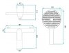 REA - Bateria wannowa AVALON Czarna
