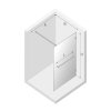 NEW TRENDY Kabina ścianka WALK-IN AVEXA GOLD SHINE z wieszakiem relingowym 110x200 EXK-3228