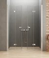 NEW TRENDY Drzwi prysznicowe wnękowe podwójne składane NEW SOLEO 190x195 D-0261A