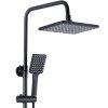 REA - Zestaw Prysznicowy Natryskowy HASS Black/Czarny