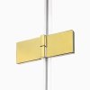 NEW TRENDY Drzwi prysznicowe wnękowe AVEXA GOLD SHINE Linia Platinium 110x200cm 