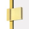 NEW TRENDY Kabina prysznicowa drzwi uchylne AVEXA GOLD SHINE Linia Platinium 100x120x200 EXK-1678/EXK-1679