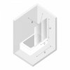 NEW TRENDY Parawan nawannowy Smart 90x150, dwuelementowy, wspornik skośny EXK-4095-WU