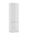 AQUAFORM - słupek łazienkowy wiszący 1D 2S OTTIMA biały połysk 40x140x32  AQ.401-1204011