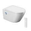 EXCELLENT Misa WC toaleta myjąca Zestaw promocyjny Dakota 2.0 D2 z pilotem, pokrętło sterujące, chrom ZEPR.0005