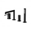 CERSANIT - Bateria nawannowa wielootworowa ZEN by Cersanit czarna  S951-568