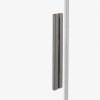 NEW TRENDY Drzwi wnękowe SMART GUNMETAL BRUSHED 2D U 170x200 szkło czyste 8mm Active Shield 2.0 EXK-7837