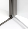 NEW TRENDY DRZWI WNĘKOWE NEW SOLEO Gunmetal BRUSHED 100x195, wahadłowe, podwójne D-0535A