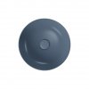 CERSANIT - Umywalka nablatowa LARGA okrągła niebieski mat (40x40)  K677-050
