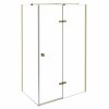 BESCO Kabina prysznicowa Pixa Gold 100x80 Prawa PPP-108-195G