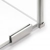 NEW TRENDY Kabina prysznicowa SMART 1D prostokątna przyścienna U 140x80x200 szkło czyste 8mm Active Shield 2.0  EXK-4082