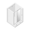 NEW TRENDY Drzwi prysznicowe przesuwne SMART LIGHT GOLD 170x200 EXK-4220