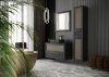 KROFAM - Lustro CHIC 60x80cm, czarny satyna CH 6095-45/43Z-W