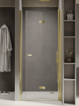 NEW TRENDY Drzwi wnękowe New Soleo Light Gold, pojedyncze, składane 120x195 lewe D-0468A