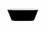 BESCO Wanna wolnostojąca Deeva Matt B&W 170x80 + maskownica odpływu biała #WWA-170DMBW