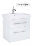 AQUAFORM - szafka podumywalkowa dwu szufladowa MADRID 80 biały połysk AQ.401-164344