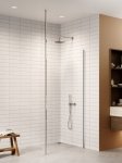 NEW TRENDY Kabina prysznicowa NESTA WALK-IN U 100x200 szkło czyste 8mm Active Shield 2.0 - WSPORNIK SUFITOWY K-1717-WS