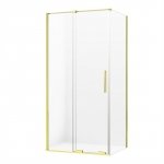 NEW TRENDY kabina prysznicowa narożna prostokątna Smart Light Gold złota 110x100 cm EXK-4235