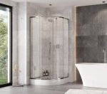 BESCO Kabina prysznicowa 90x90x190 ZARAYA Chrom ZP-90-190-C