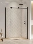 NEW TRENDY Kabina prysznicowa SOFTI BLACK 100x90x200 EXK-3966