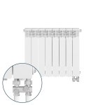 ARMATURA KRAKÓW KFA Grzejnik aluminiowy G500F/D/8 z dolnym prawym zasilaniem prostym 789-082-44