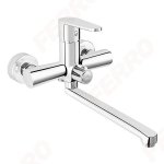 FERRO - Bateria umywalkowa ścienna z przełącznikiem natrysku ALGEO BAG3A