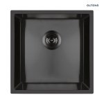 Oltens Stalvask zlewozmywak stalowy 1-komorowy 44x44 cm czarny 71100300