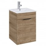 ELITA SZAFKA ZESTAW Z UMYWALKĄ  SET QUBO PLUS 40 1D 40 x 58 x 40 (cm)  DĄB CANELA PDW 168769 /RE020400147050