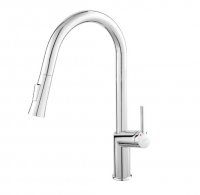 FERRO - Bateria zlewozmywakowa stojąca CUMULUS z obrotową i wyciąganą wylewką BCU8 