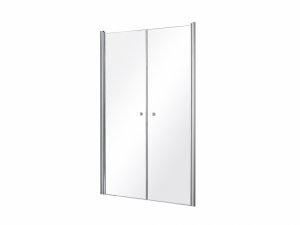 BESCO Drzwi prysznicowe wahadłowe do wewnątrz i na zewnątrz Sinco Due Chrom 80x195