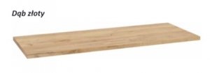 AQUAFORM - blat umywalkowy OTTIMA 110 pełny 110X2,5X46 Dąb złoty  AQ.401-17011090