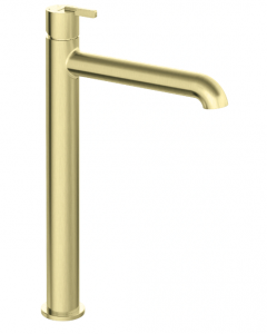 DEANTE - Bateria umywalkowa SILIA wysoka Złoto Szczotkowane BQS_R20K