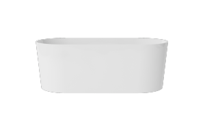 BESCO Wanna wolnostojąca Lova Matt 160 + klik-klak chrom #WMM-160-LKS
