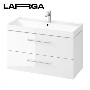 CERSANIT - Set B659 LARGA 100 biały DSM (szafka+umywalka)  S801-437