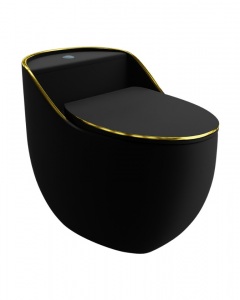 LAVITA Kompakt WC SILIA RIM Black/Gold Line