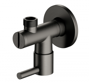 OMNIRES zawór kątowy grafit szczotkowany 8857GR