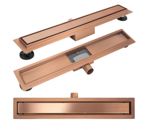 REA Odpływ Liniowy REA Neox brush copper 100