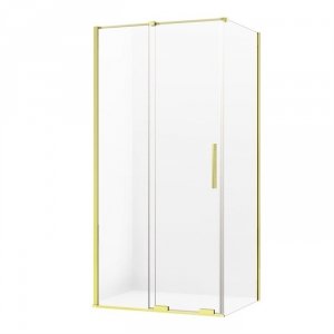 NEW TRENDY kabina prysznicowa narożna prostokątna Smart Light Gold złota 100x120 cm EXK-4232