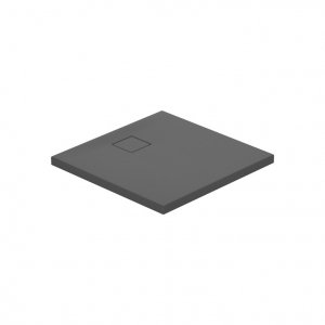 CERSANIT - brodzik kwadratowy TAKO Slim 80 x 4 szary mat + syfon  S932-161