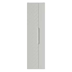 MEGSTYL ASPEN-10 - Słupek Wysoki 2-drzwiowy 130cm Biały Mat  ASPEN-0000-0005939