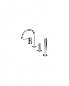 LAVITA Bateria wannowa 4- otworowa Orion Chrome 
