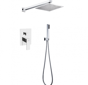 LAVEO Bateria natryskowa podtynkowa z zestawem KVADRATO BLQ_002P
