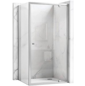 REA - Kabina Prysznicowa PRIMO SWING CHROM uchylne drzwi 100 + ścianka 90