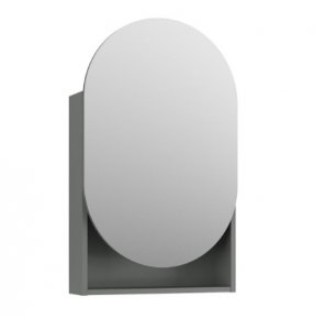 KROFAM - Szafka lustrzana MOSS 50cm, szaro zielony  MO 5090-65Z-W P/L