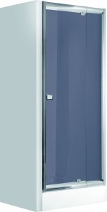DEANTE Drzwi wnękowe prysznicowe szkło grafitowe ZOOM 90X185 KDZ 411D