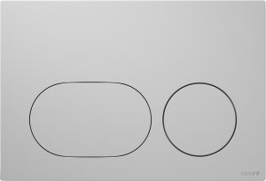 CERSANIT - Przycisk spłukujący DUETO kolor chrom matowy  K97-0636