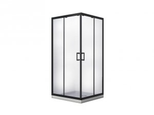 BESCO Kabina kwadratowa Modern Black 80x80x190 MKB-80-190-C