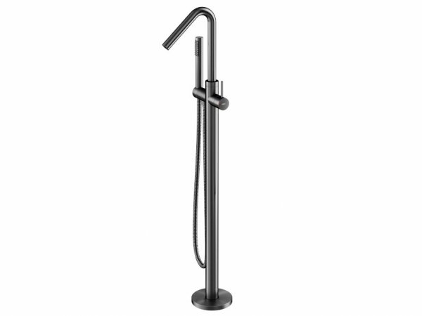 BESCO Bateria wannowa wolnostojąca Veo 3.0 gun metal BW-V3-GR